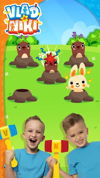 Vlad and Niki - Smart Games [МОД Бесконечные монеты] APK Android Screenshot 2