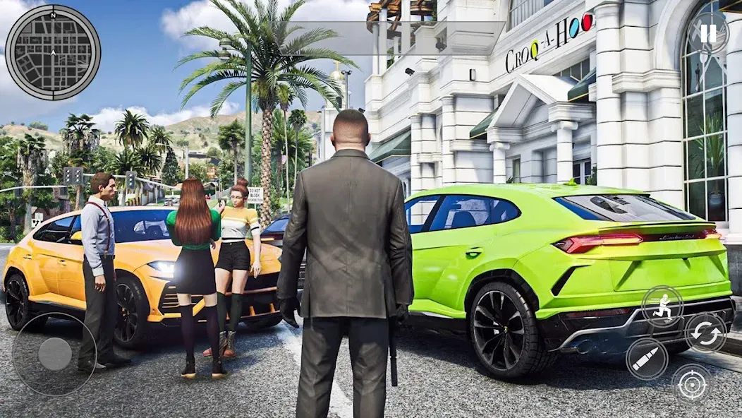 Grand Theft Shooting Games 3D (Мафия Сити Варс Бандитские Игры) [МОД Все открыто] APK Android Screenshot 4