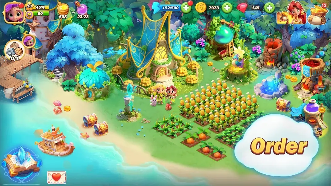 Pixie Island - Farming Game (Пикси Айленд) [МОД Меню] APK Android Screenshot 5