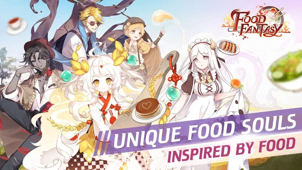 Food Fantasy (Фуд Фэнтези) [МОД Все открыто] APK Android Screenshot 1