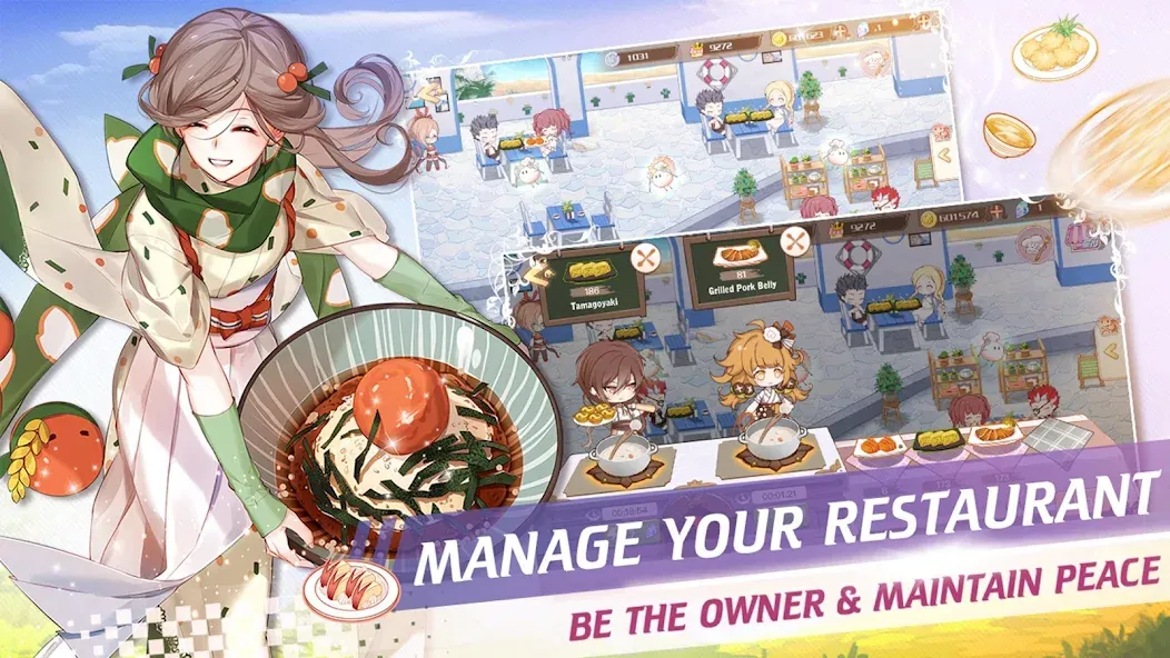 Food Fantasy (Фуд Фэнтези) [МОД Все открыто] APK Android Screenshot 3