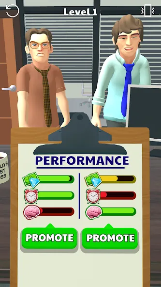 Boss Life 3D: Office Adventure (Босс Лайф 3Д) [МОД Много денег] APK Android Screenshot 1