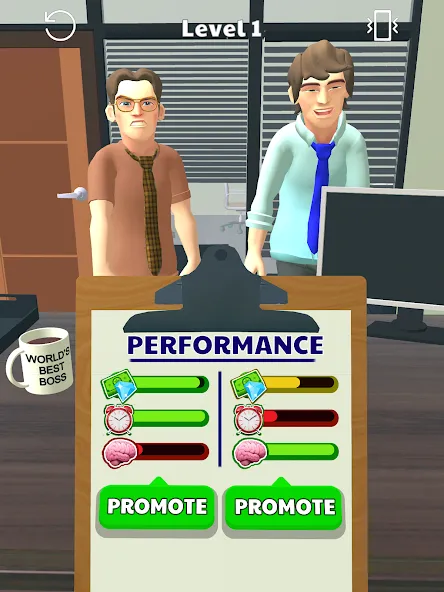 Boss Life 3D: Office Adventure (Босс Лайф 3Д) [МОД Много денег] APK Android Screenshot 5