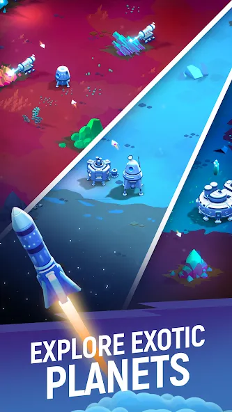 ExoMiner - Idle Miner Universe (ЭксоМайнер) [МОД Premium] APK Android Screenshot 2