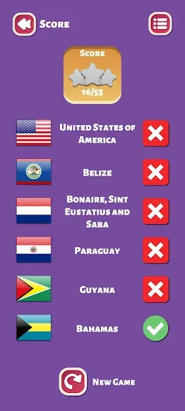 Country Flags World Quiz Game [МОД Бесконечные монеты] APK Android Screenshot 3