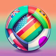 Country Flags World Quiz Game [МОД Бесконечные монеты] APK Android
