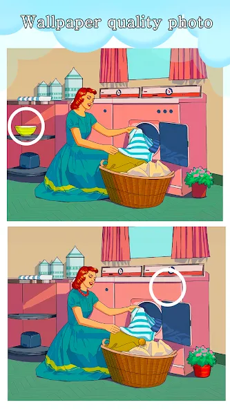 Differences: Spot a Difference (Диференсес) [МОД Mega Pack] APK Android Screenshot 2