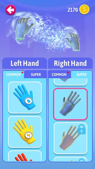 Elemental Gloves - Magic Power (Элементальные перчатки) [МОД Бесконечные монеты] APK Android Screenshot 4
