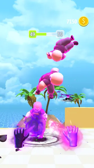 Elemental Gloves - Magic Power (Элементальные перчатки) [МОД Бесконечные монеты] APK Android Screenshot 5