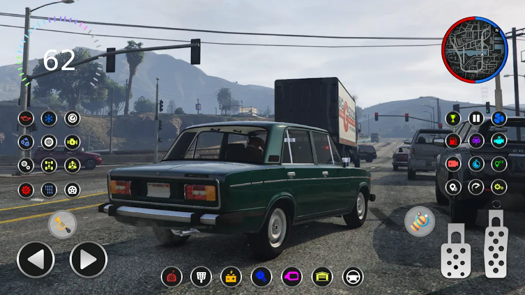 2106 VAZ: Lada Drift & Racing [МОД Все открыто] APK Android Screenshot 3