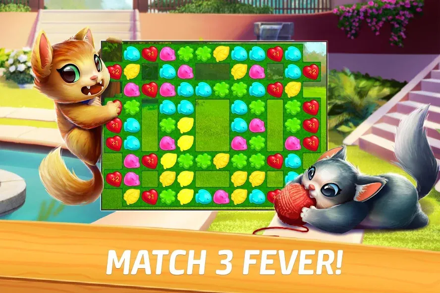 Meow Match (Мяу Матч) [МОД Все открыто] APK Android Screenshot 4