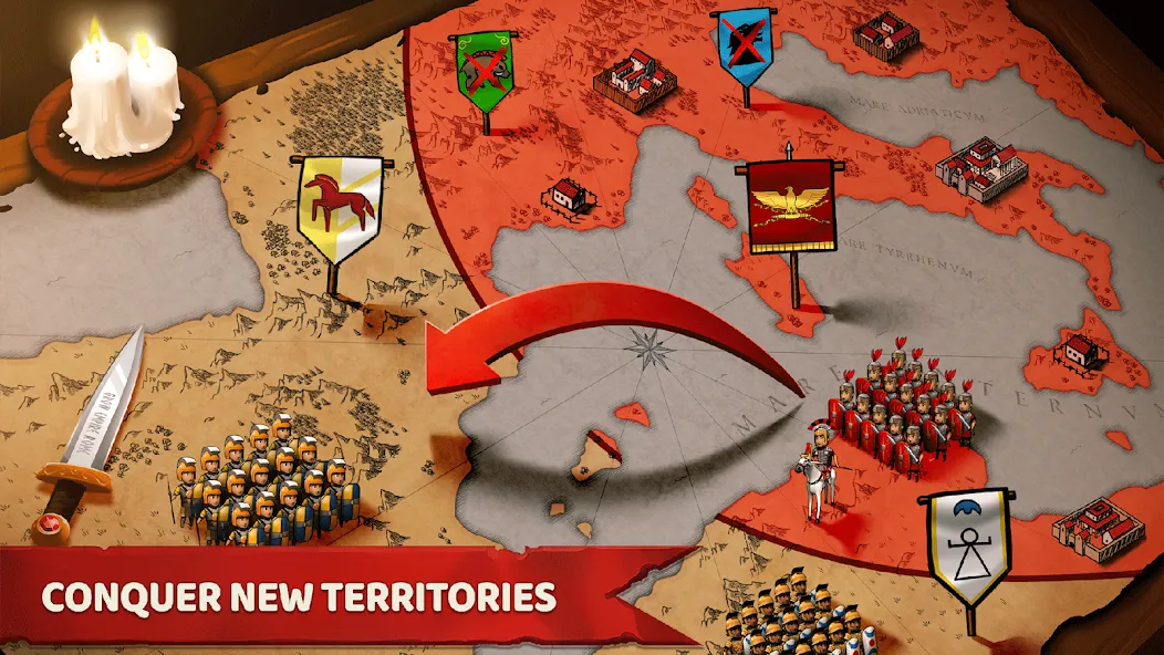 Grow Empire: Rome (Гроу Эмпайр) [МОД Unlocked] APK Android Screenshot 3