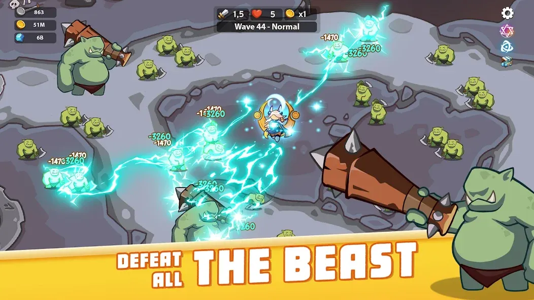 Empire Survivor: Idle Defense (Импайр Кингдом) [МОД Все открыто] APK Android Screenshot 2