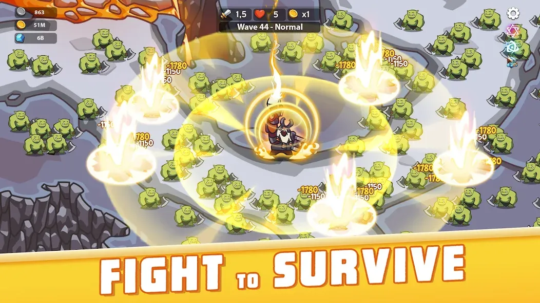 Empire Survivor: Idle Defense (Импайр Кингдом) [МОД Все открыто] APK Android Screenshot 5