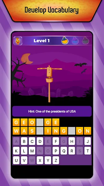 Online Hangman Word Game (Онлайн игра в слова Висельник) [МОД Бесконечные монеты] APK Android Screenshot 5