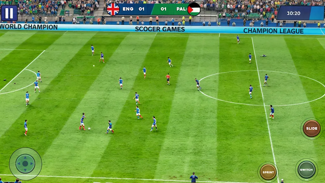 Soccer Games Football League (Соккер Геймс Футбол 2023) [МОД Бесконечные монеты] APK Android Screenshot 2