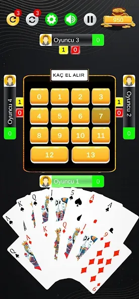 Batak - Koz Maça (Батак) [МОД Все открыто] APK Android Screenshot 2