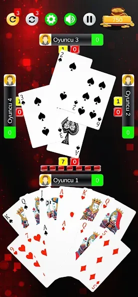 Batak - Koz Maça (Батак) [МОД Все открыто] APK Android Screenshot 3