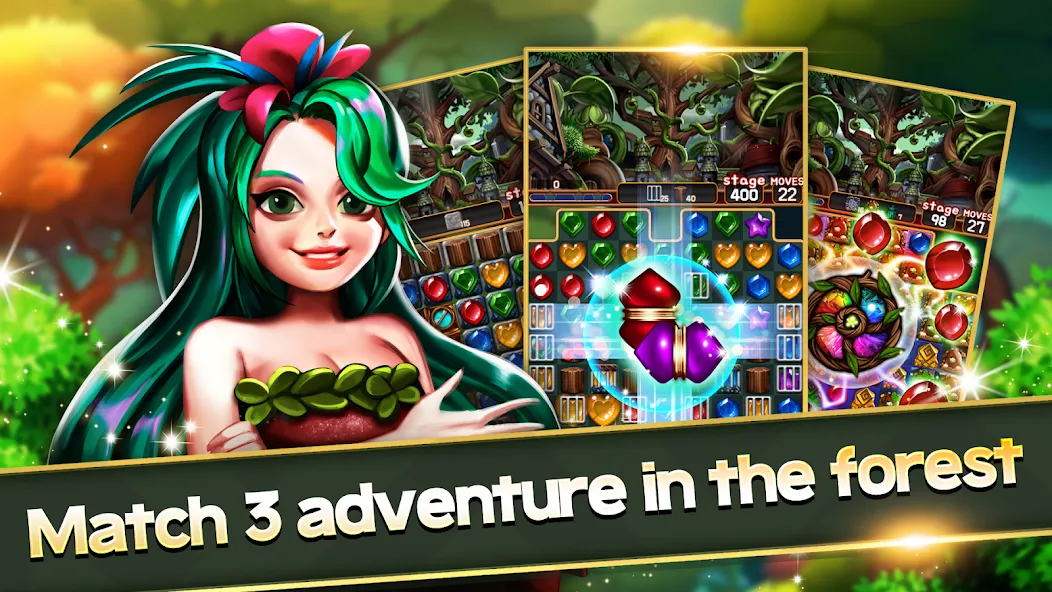 Jewel Forest Village (Джуэл Форест Виллидж) [МОД Premium] APK Android Screenshot 1
