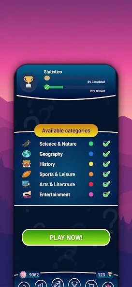 Millionaire Trivia Quiz [МОД Все открыто] APK Android Screenshot 2