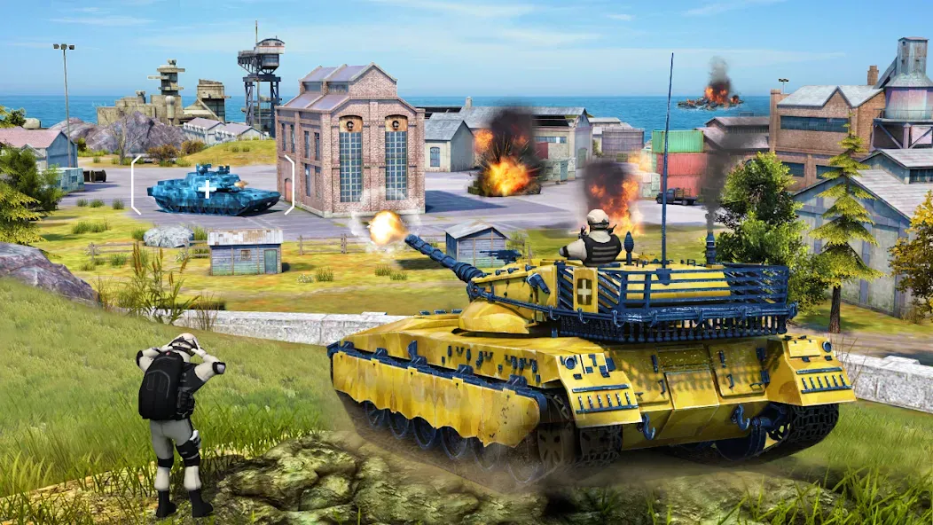 Tank Battle Army Games 2023 [МОД Unlocked] APK Android Screenshot 2