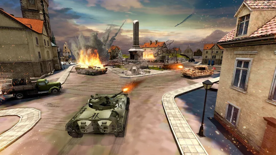 Tank Battle Army Games 2023 [МОД Unlocked] APK Android Screenshot 3