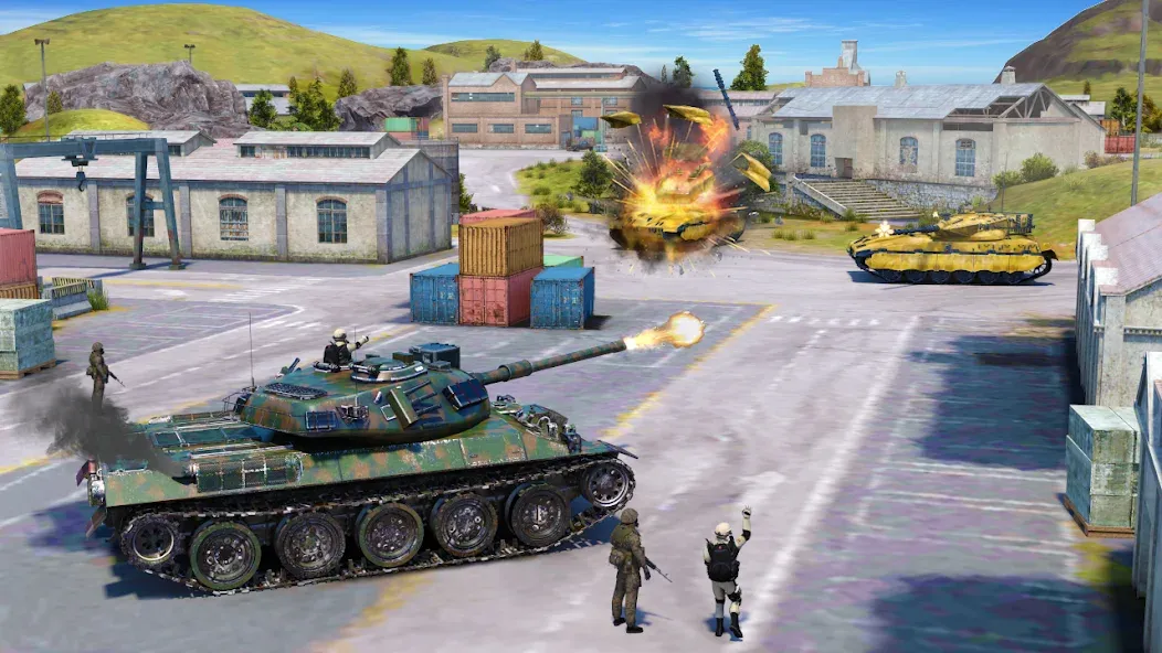 Tank Battle Army Games 2023 [МОД Unlocked] APK Android Screenshot 4