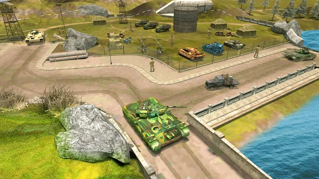 Tank Battle Army Games 2023 [МОД Unlocked] APK Android Screenshot 5