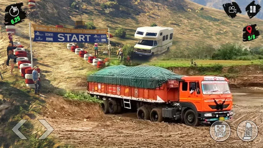 Cargo Truck Simulator Games 3D (Американский симулятор вождения грузовика) [МОД Все открыто] APK Android Screenshot 3