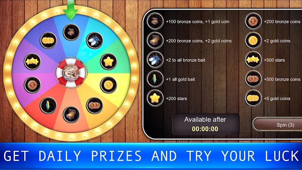 Fish rain: sport fishing [МОД Бесконечные монеты] APK Android Screenshot 3