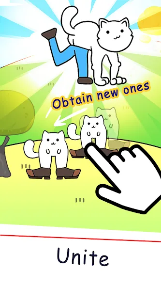 Cat Game Purland offline games (Пурр) [МОД Меню] APK Android Screenshot 1