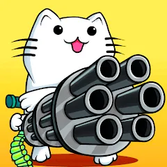 Stickman Cat Gun offline games [МОД Много денег] APK Android
