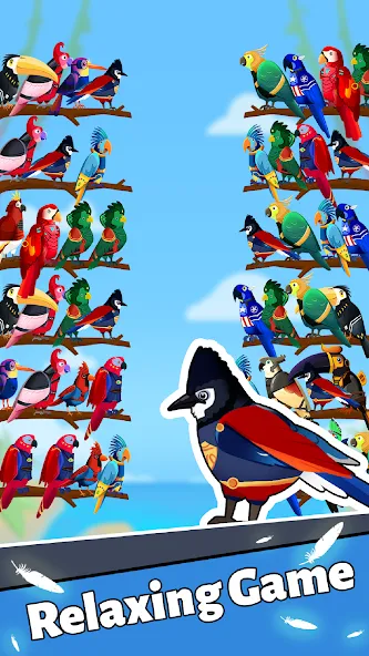 Bird Puzzle - Color Game [МОД Бесконечные монеты] APK Android Screenshot 5