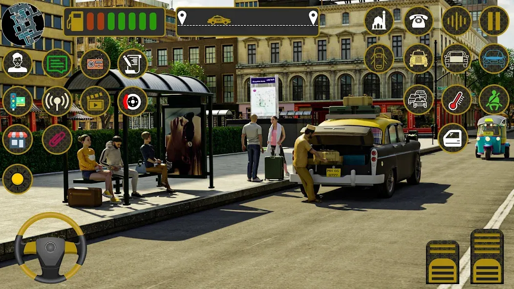 Indian Taxi Simulator car Game (Индийский такси симулятор автомобиля Игра) [МОД Premium] APK Android Screenshot 3