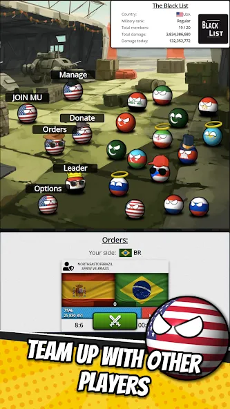e-Sim Countryball Be President [МОД Unlocked] APK Android Screenshot 3