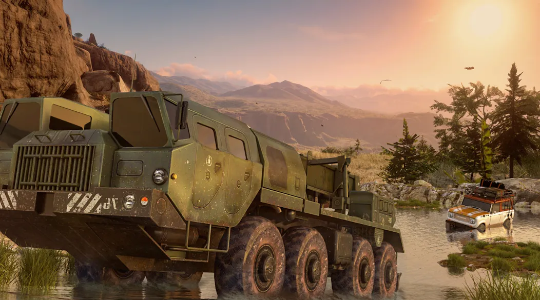 Offroad Mud Truck Driving Sim [МОД Меню] APK Android Screenshot 5