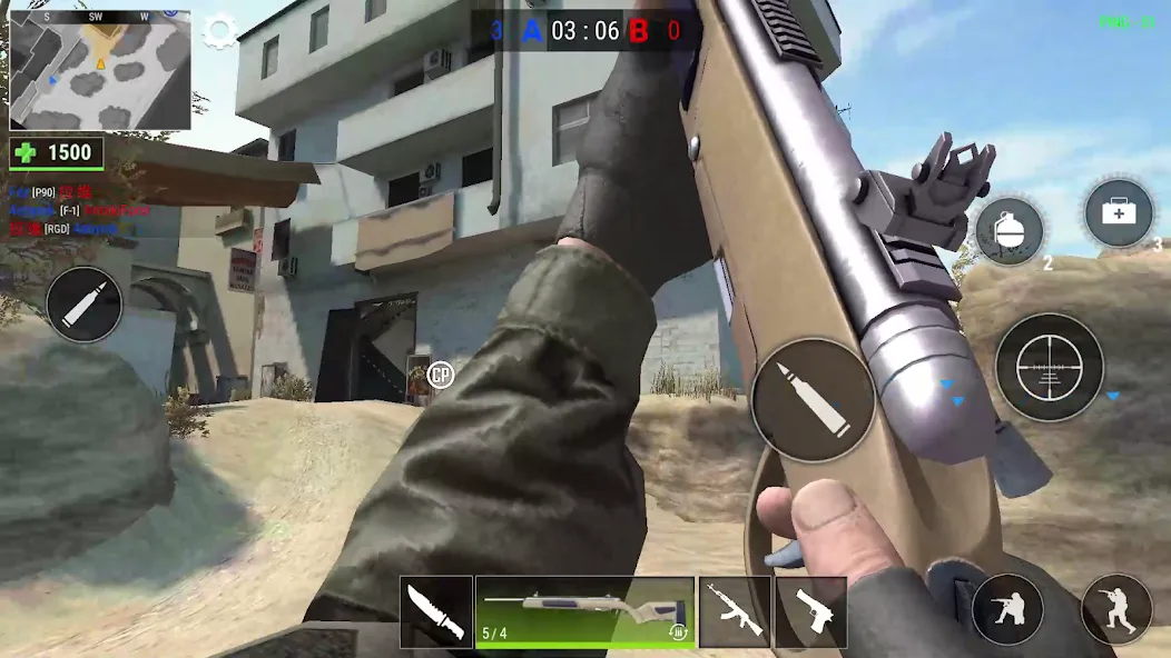 Modern Gun: Shooting War Games (Модерн Ган) [МОД Все открыто] APK Android Screenshot 4