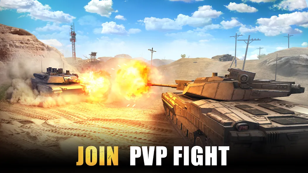 Tank Force: Tank games blitz [МОД Mega Pack] APK Android Screenshot 3