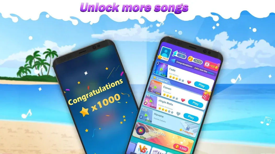 Dream Piano (Дрим Пиано) [МОД Все открыто] APK Android Screenshot 1