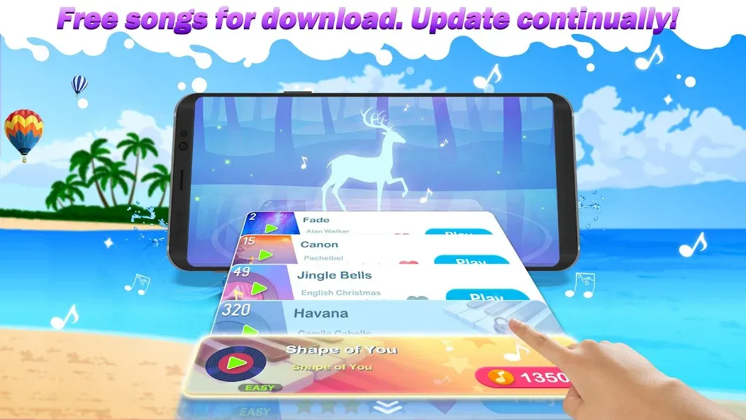 Dream Piano (Дрим Пиано) [МОД Все открыто] APK Android Screenshot 2
