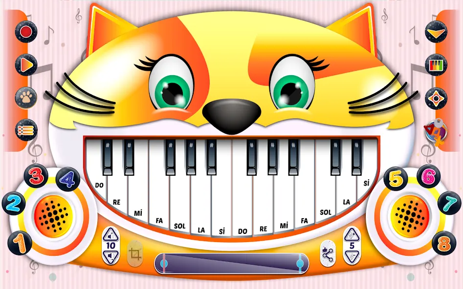 Meow Music - Sound Cat Piano (Мяу Музыка) [МОД Бесконечные монеты] APK Android Screenshot 1