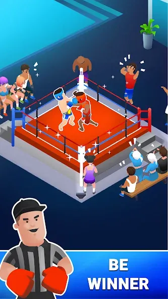 Boxing Gym Tycoon 3D: MMA Club (Боксерская Гимназия Тайкун 3D) [МОД Unlocked] APK Android Screenshot 2