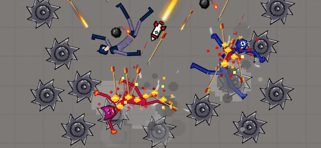 Ragdoll Dismounting Playground (Рэгдолл Дисмаунтинг Плейграунд) [МОД Меню] APK Android Screenshot 2