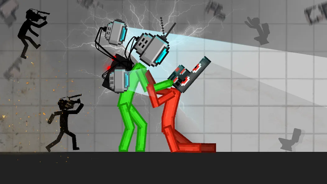 Stickman Playground (тикман Плейграунд) [МОД Бесконечные монеты] APK Android Screenshot 2