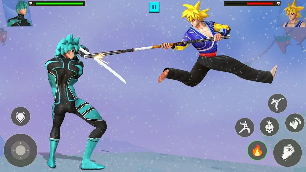Anime Fighting Game (Аниме Файтинг Гейм) [МОД Unlocked] APK Android Screenshot 5