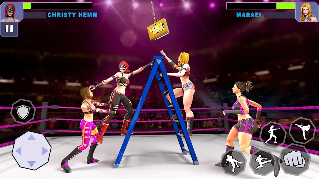Bad Girls Wrestling Game [МОД Все открыто] APK Android Screenshot 3