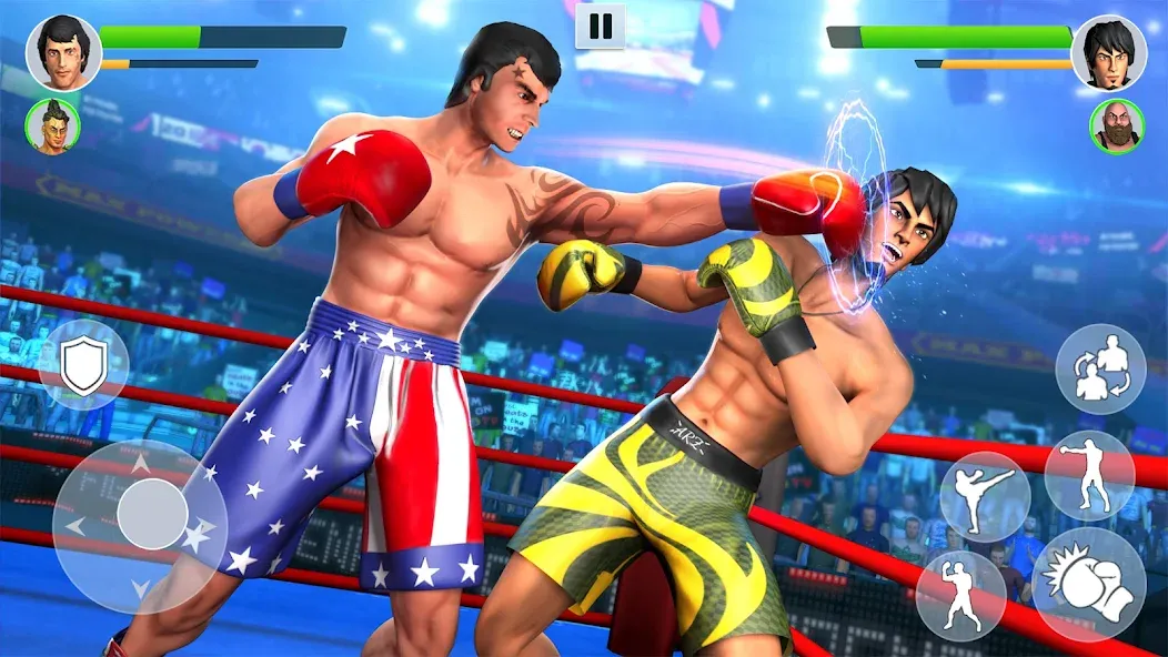 Boxing Heros: Fighting Games (Тэг Боксинг Игры) [МОД Mega Pack] APK Android Screenshot 4