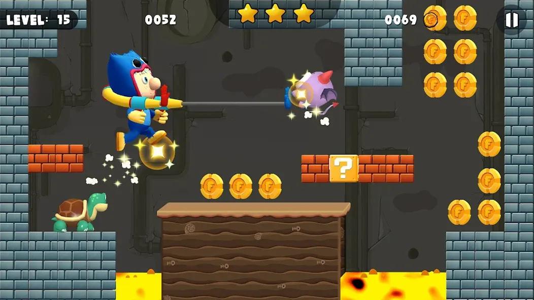 Bob World Adventure 3D [МОД Mega Pack] APK Android Screenshot 1