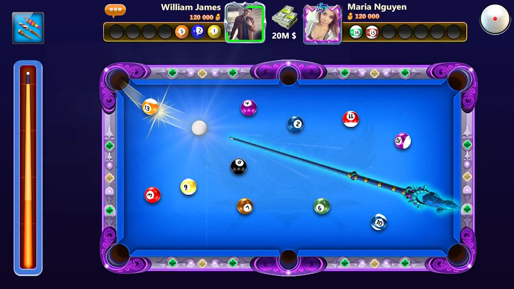 8 Ball Offline - Billiard Pool (Шар Оффлайн) [МОД Mega Pack] APK Android Screenshot 2