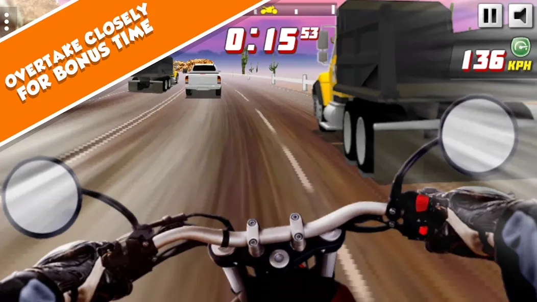 Highway Rider Extreme - 3D Mot (Хайвей Райдер Экстрим) [МОД Все открыто] APK Android Screenshot 3